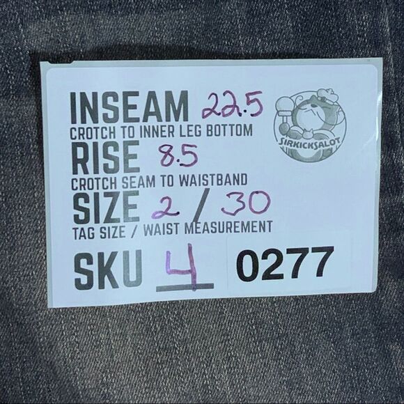 Michael Kors Women’s Straight Leg Skinny Blue Jeans SZ 2 - Picture 9 of 9